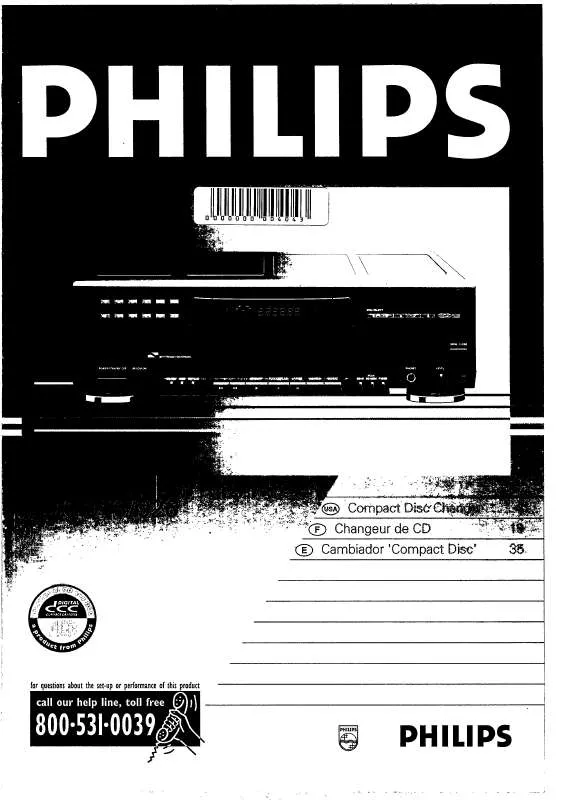 Mode d'emploi PHILIPS CDC916-00S