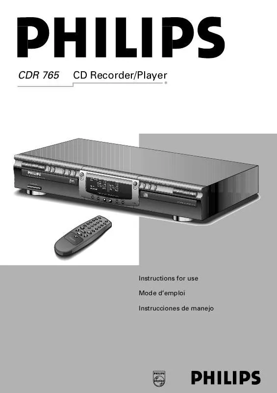 Mode d'emploi PHILIPS CDR200BK