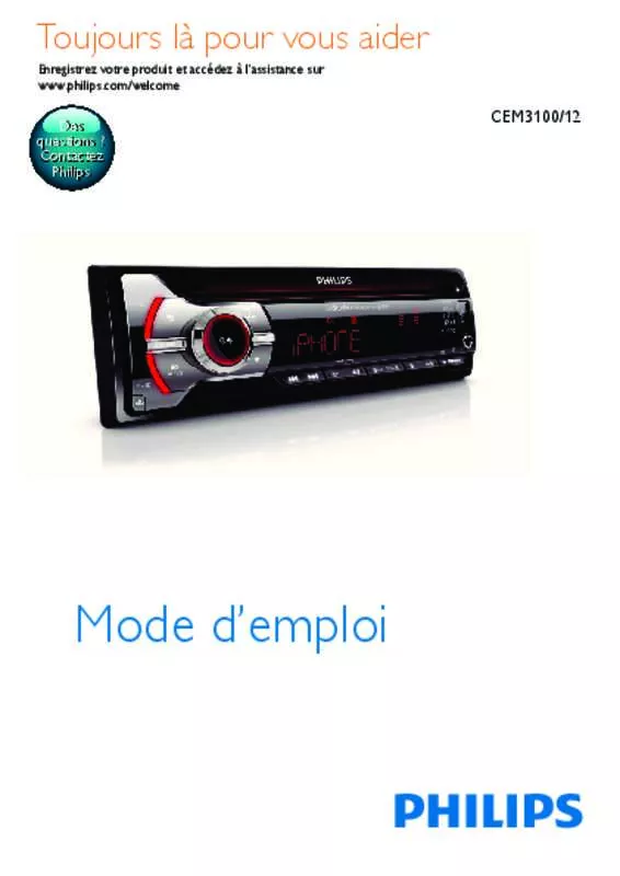 Mode d'emploi PHILIPS CEM3100/12