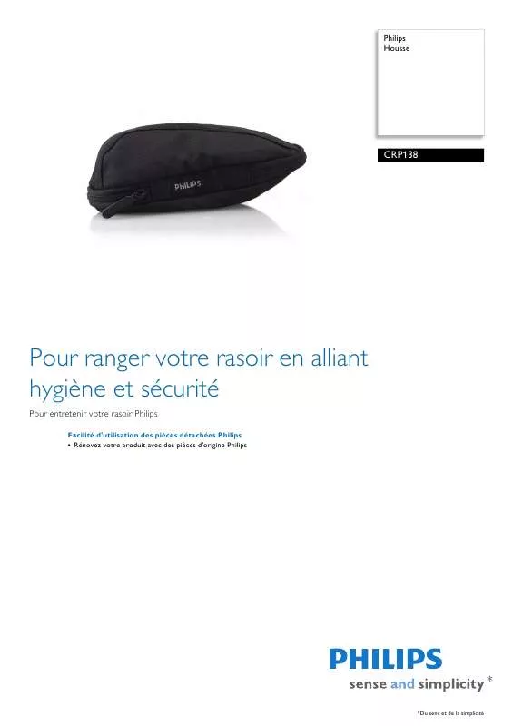 Mode d'emploi PHILIPS CRP138