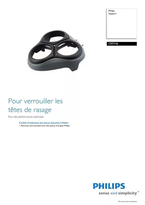 Mode d'emploi PHILIPS CRP146