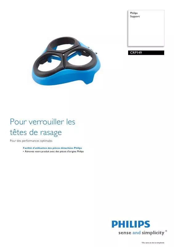 Mode d'emploi PHILIPS CRP149