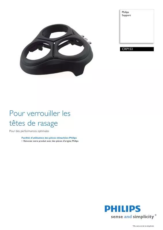 Mode d'emploi PHILIPS CRP153