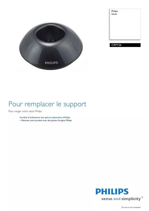 Mode d'emploi PHILIPS CRP156