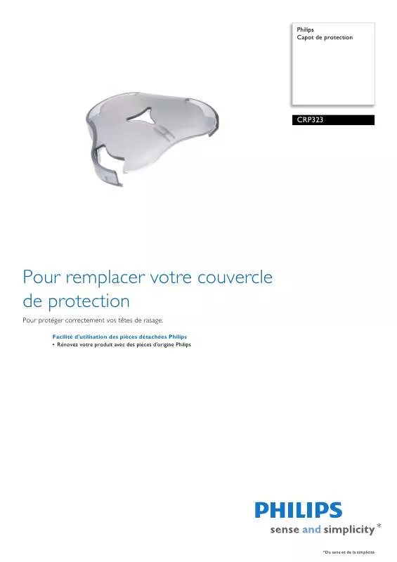 Mode d'emploi PHILIPS CRP323