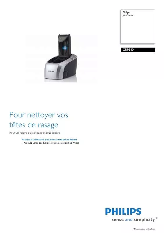 Mode d'emploi PHILIPS CRP330