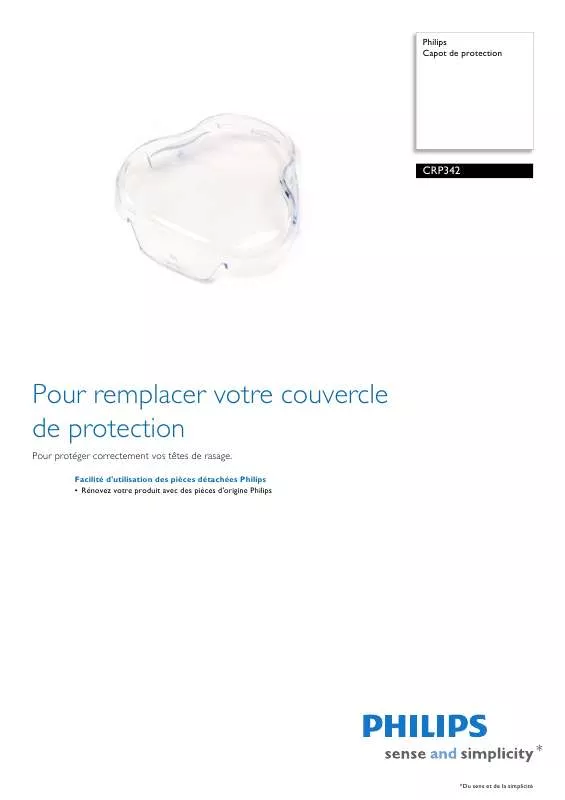 Mode d'emploi PHILIPS CRP342