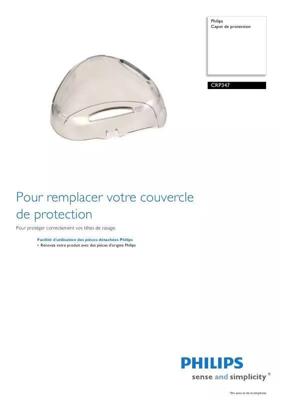 Mode d'emploi PHILIPS CRP347