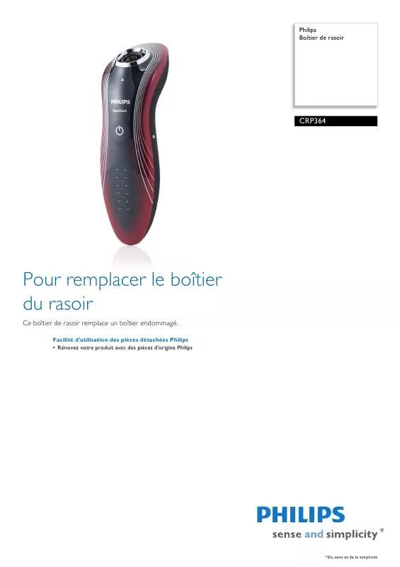 Mode d'emploi PHILIPS CRP364