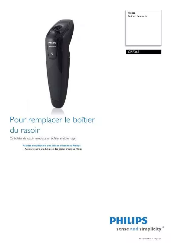 Mode d'emploi PHILIPS CRP365