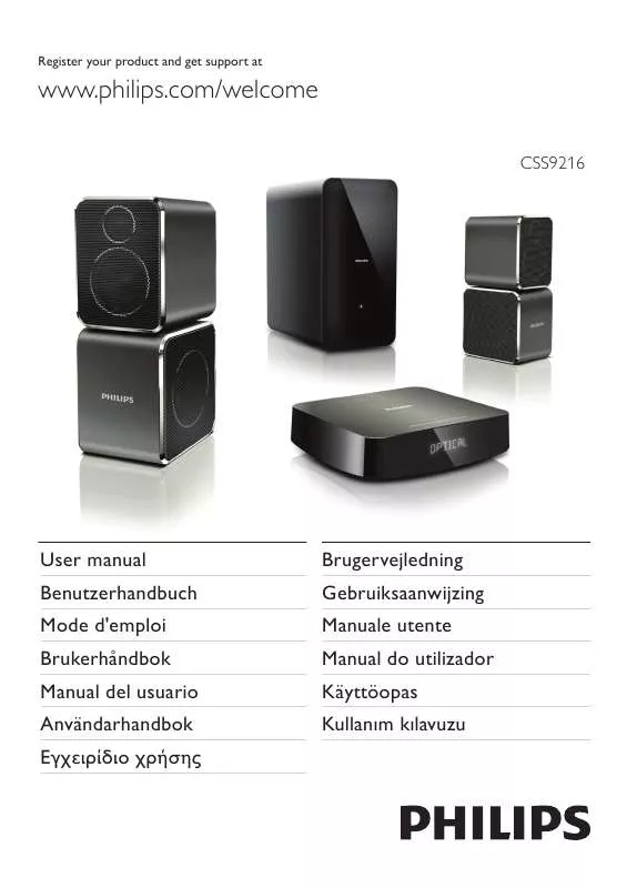 Mode d'emploi PHILIPS CSS9216