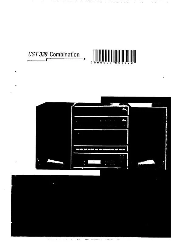 Mode d'emploi PHILIPS CST339