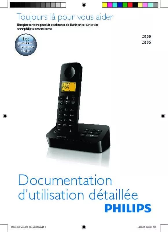 Mode d'emploi PHILIPS D2001