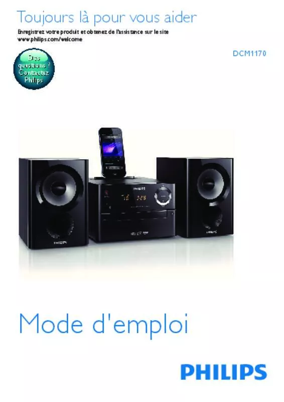 Mode d'emploi PHILIPS DCM1170/12