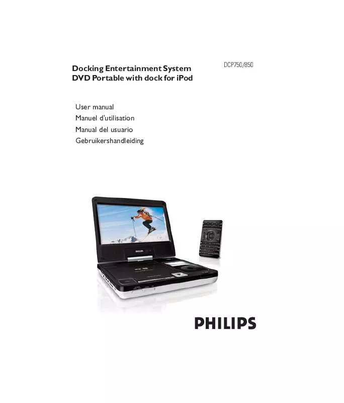 Mode d'emploi PHILIPS DCP750