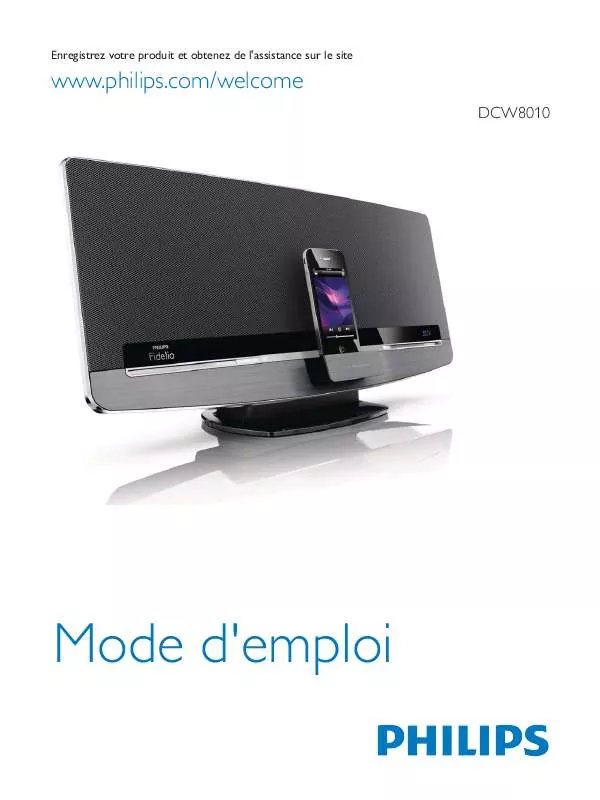 Mode d'emploi PHILIPS DCW8010