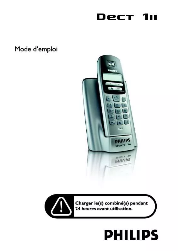 Mode d'emploi PHILIPS DECT1111S