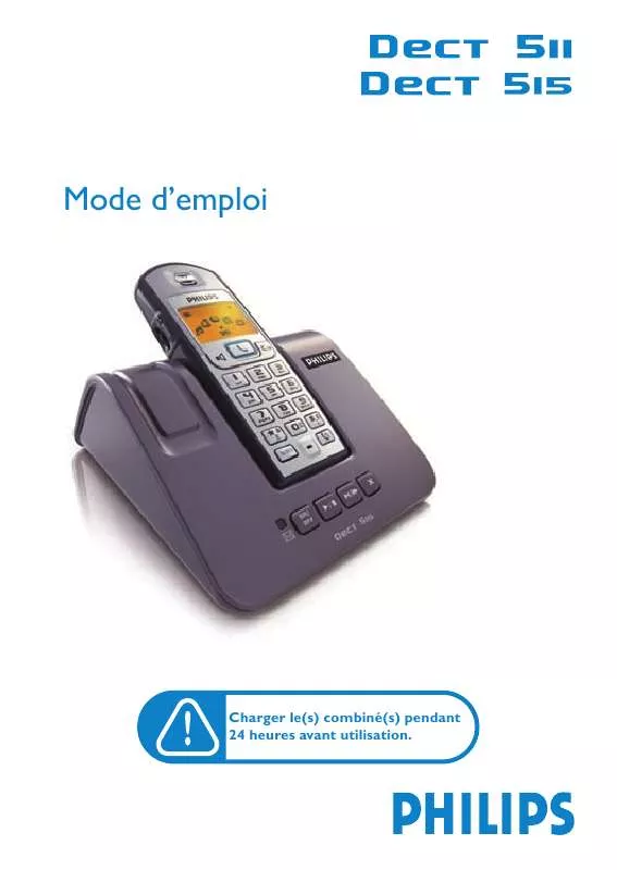 Mode d'emploi PHILIPS DECT5112L