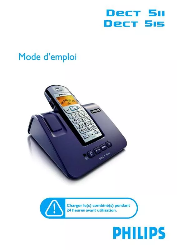 Mode d'emploi PHILIPS DECT5112S