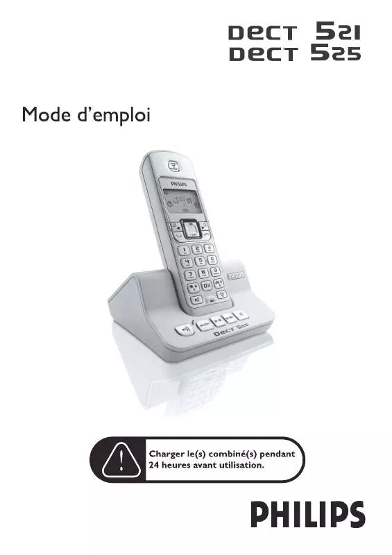 Mode d'emploi PHILIPS DECT5211B