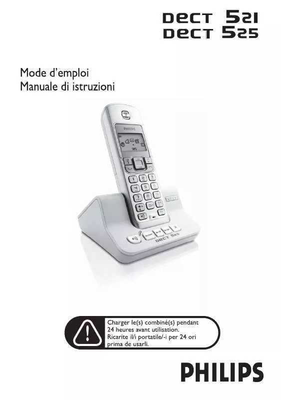 Mode d'emploi PHILIPS DECT5211S