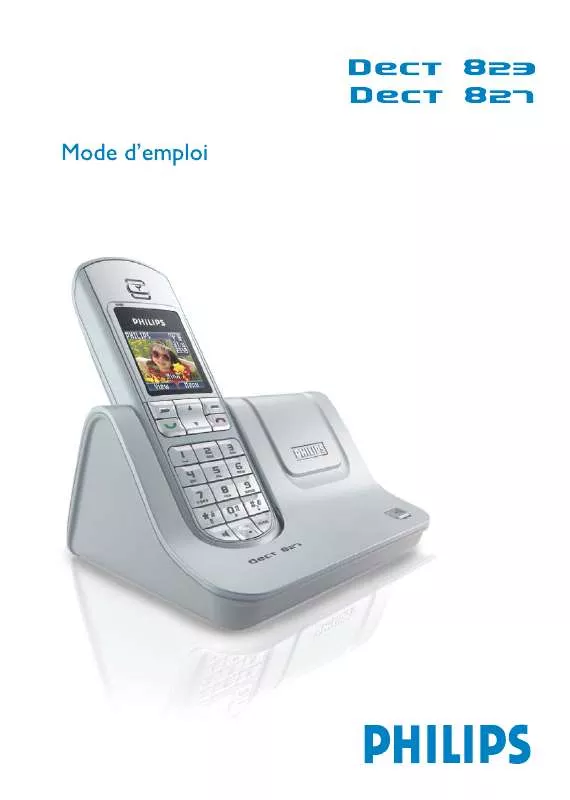 Mode d'emploi PHILIPS DECT8271S