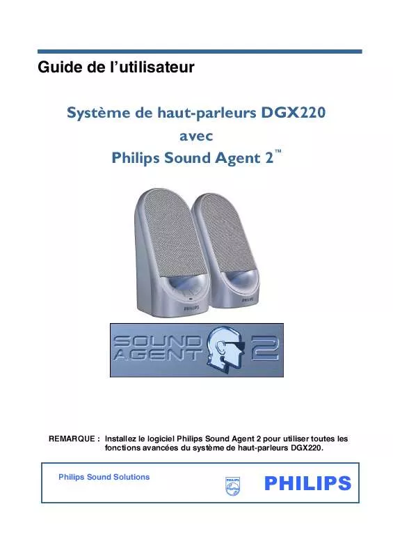 Mode d'emploi PHILIPS DGX220