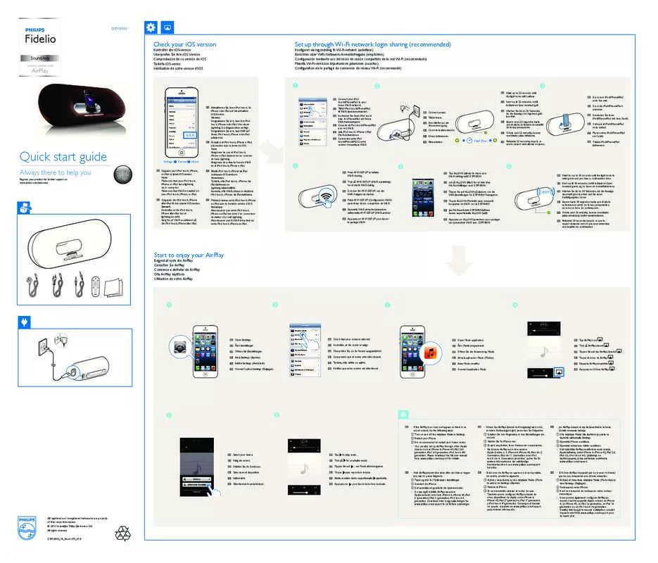 Mode d'emploi PHILIPS DS9100W/10