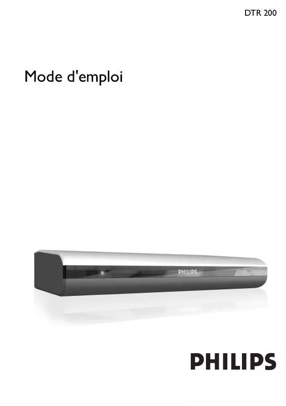 Mode d'emploi PHILIPS DTR200