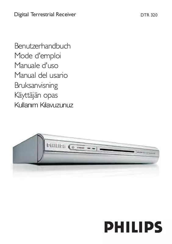 Mode d'emploi PHILIPS DTR320