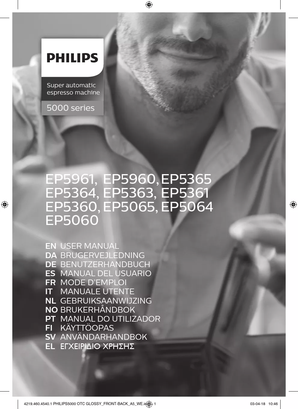 Mode d'emploi PHILIPS EP5365