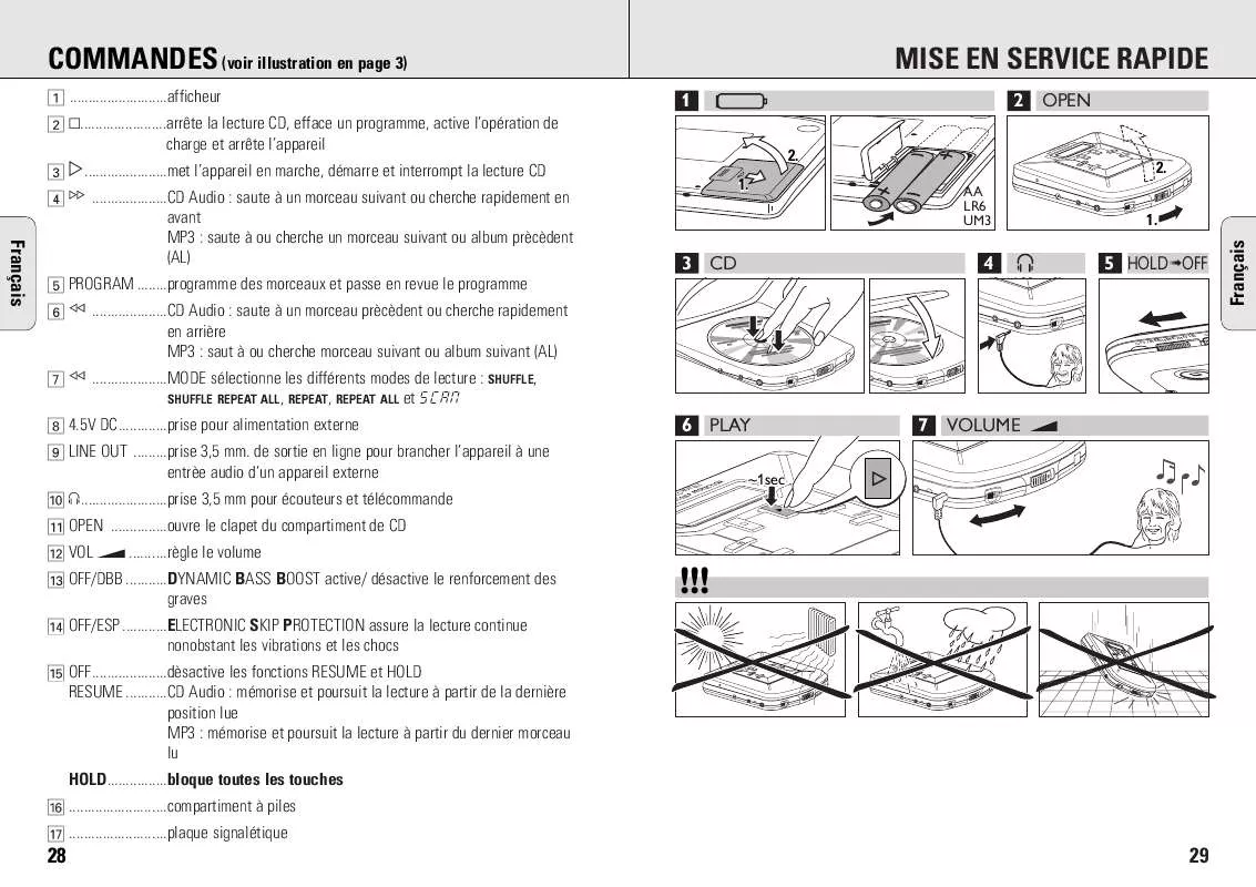 Mode d'emploi PHILIPS EXP103