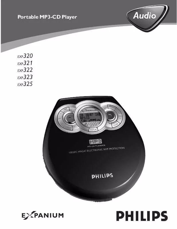 Mode d'emploi PHILIPS EXP320/00Z