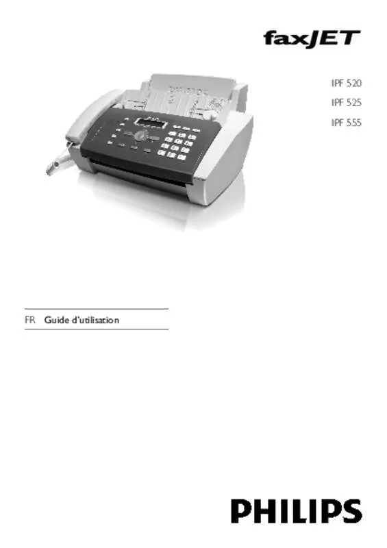 Mode d'emploi PHILIPS FAXJET 525