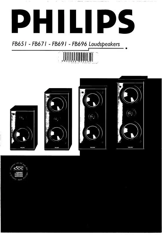 Mode d'emploi PHILIPS FB696/00B