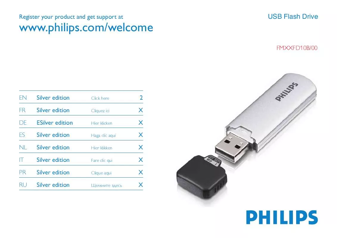 Mode d'emploi PHILIPS FM08FD00B