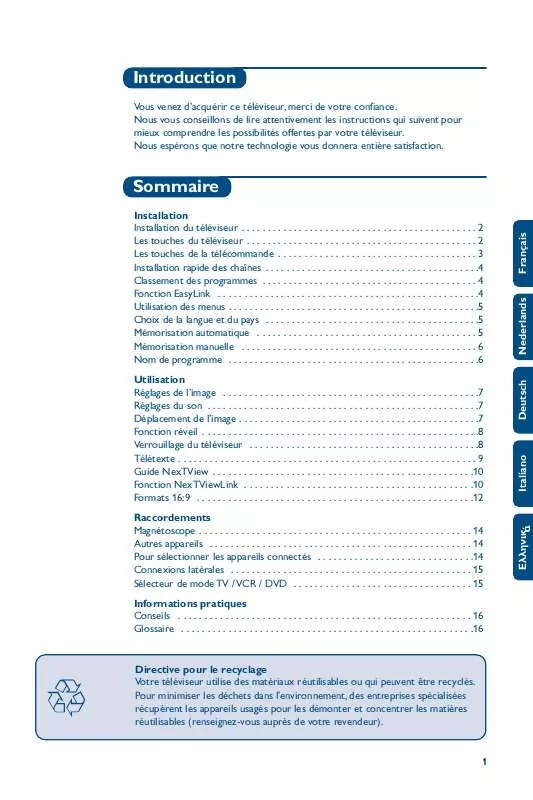 Mode d'emploi PHILIPS FR-M326305