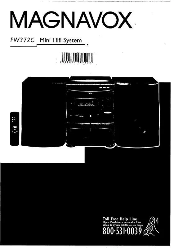 Mode d'emploi PHILIPS FW372C/22B