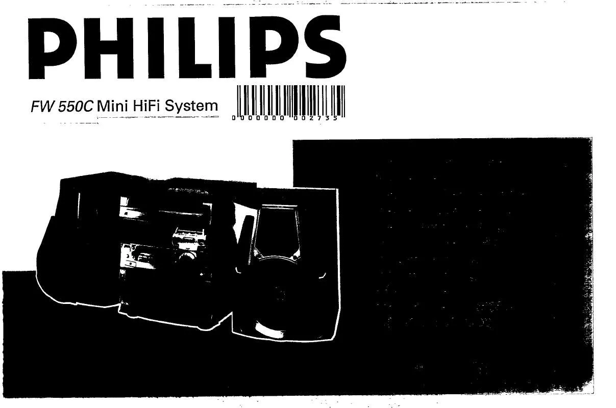 Mode d'emploi PHILIPS FW550C