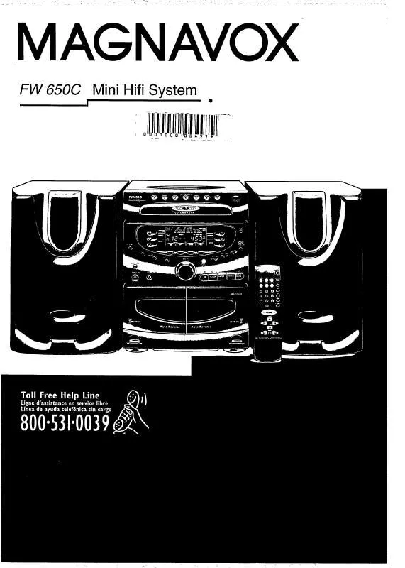 Mode d'emploi PHILIPS FW650C