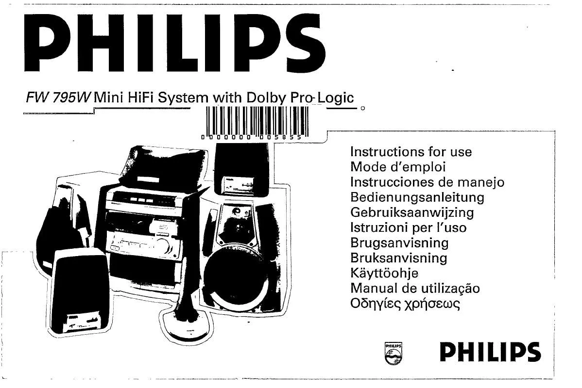 Mode d'emploi PHILIPS FW795W