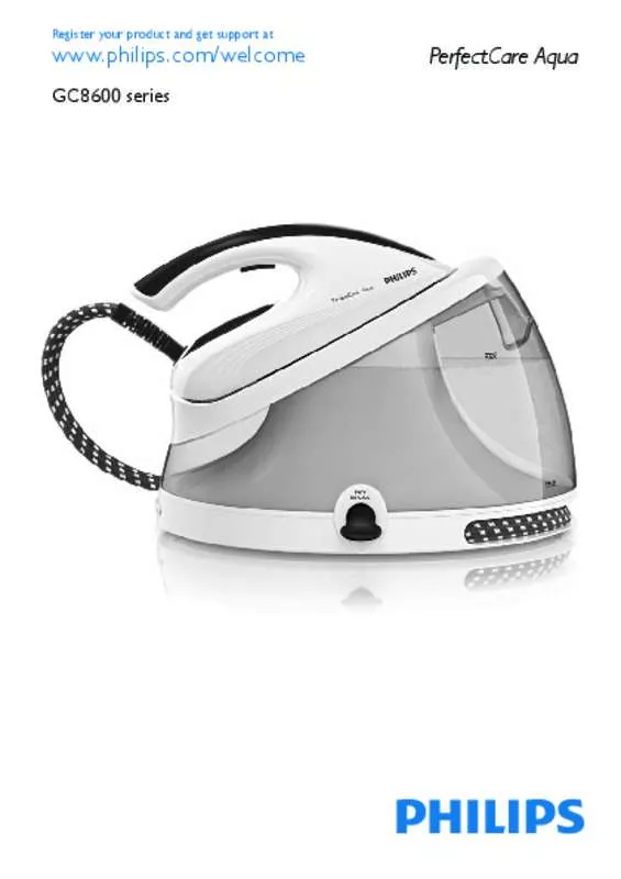 Mode d'emploi PHILIPS GC8636/02 PERFECTCARE AQUA