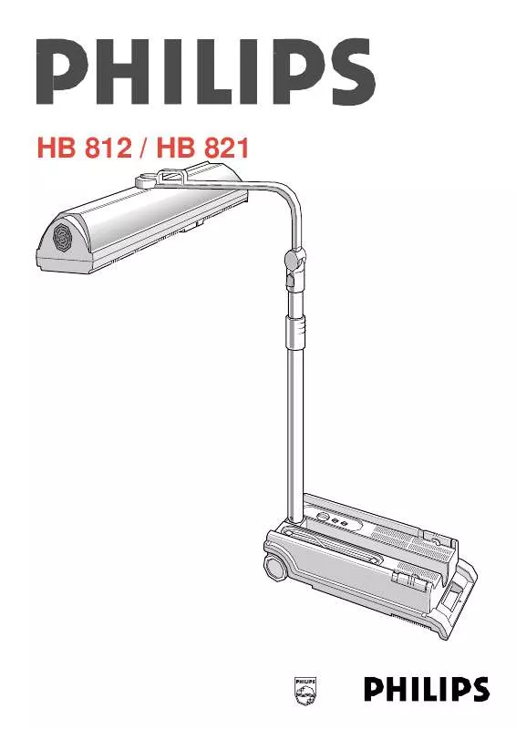 Mode d'emploi PHILIPS HB821