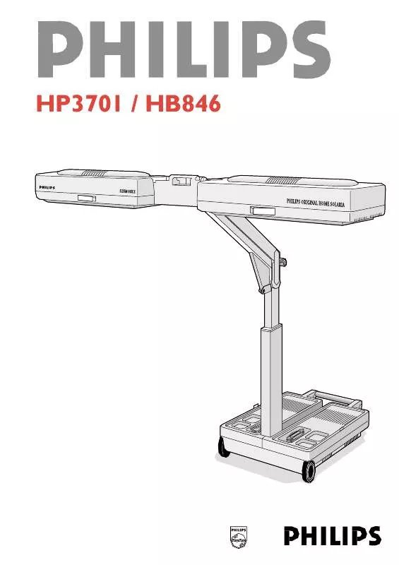 Mode d'emploi PHILIPS HB846