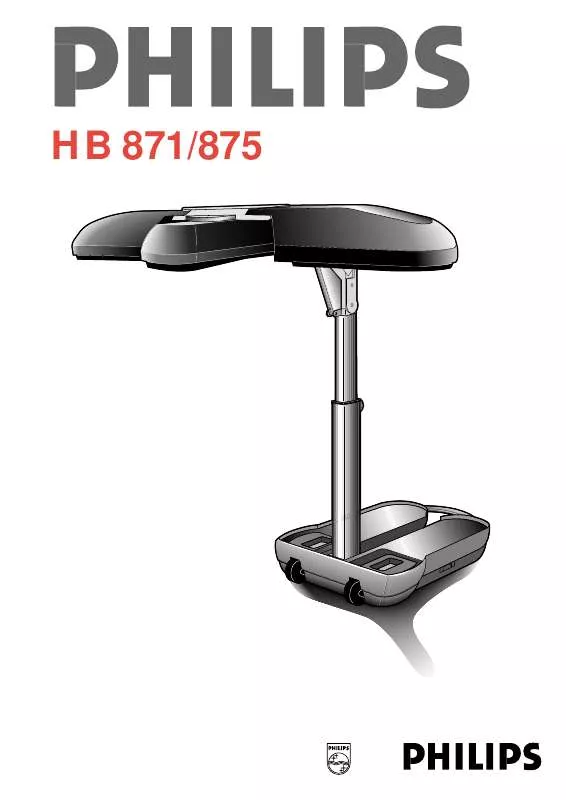 Mode d'emploi PHILIPS HB871