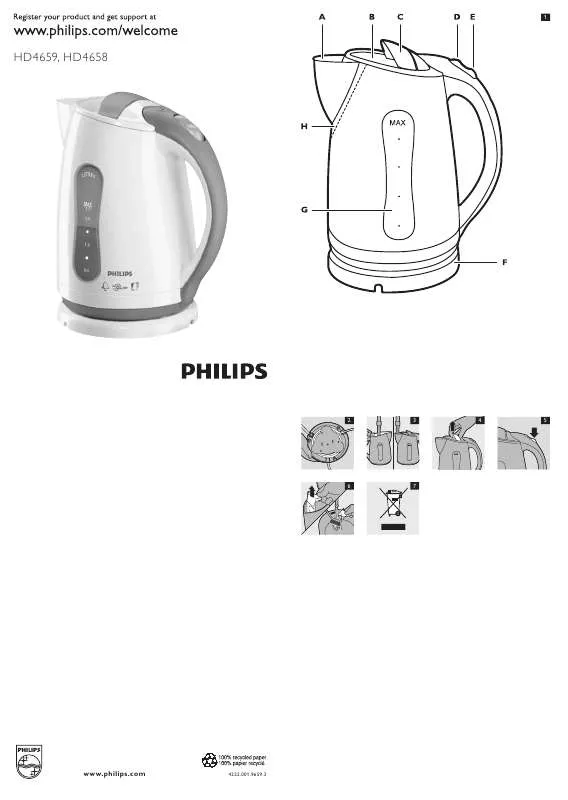 Mode d'emploi PHILIPS HD 4658