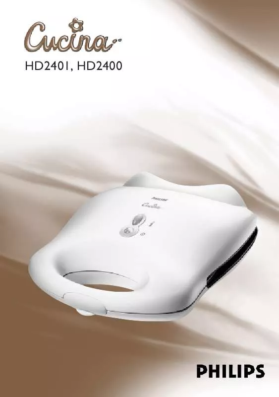 Mode d'emploi PHILIPS HD2400