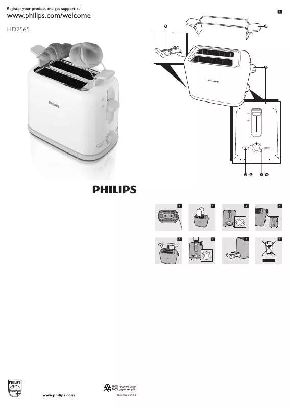 Mode d'emploi PHILIPS HD 2565