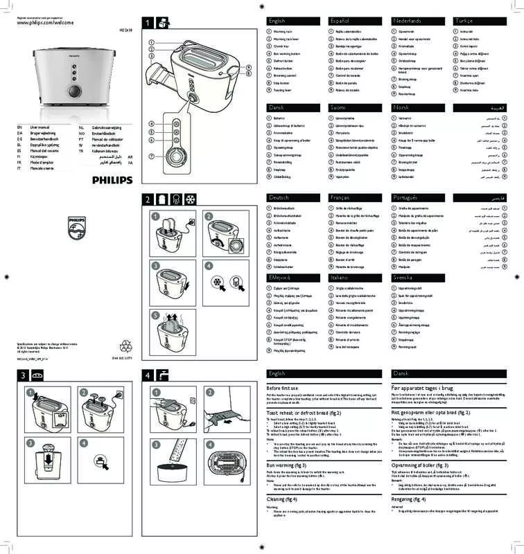 Mode d'emploi PHILIPS HD2630/40