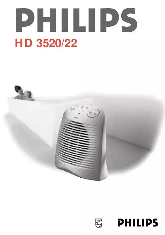 Mode d'emploi PHILIPS HD3522